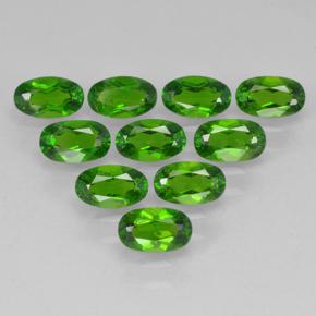 Pedras preciosas de Diopsídio de Cromo Verde médio natural de 2.66 ct, Corte Oval, VS