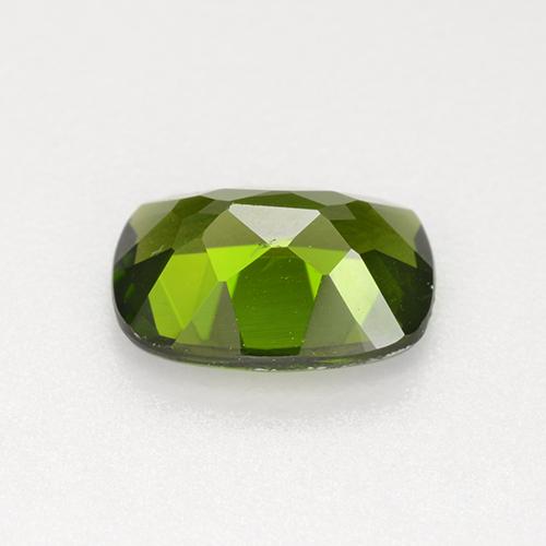 Diopsídio de cromo verde natural 1,32ct, almofada cortada, VVS-VS