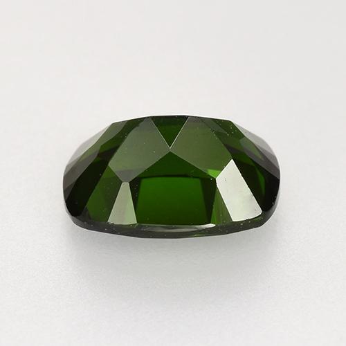Diopsídio de cromo verde natural 1,52ct, almofada cortada, VVS-VS