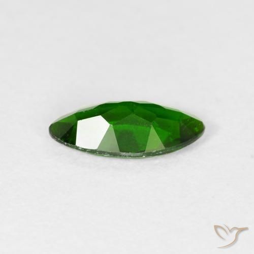 diopsídio de cromo Floresta Verde Brilhante Natural 1.00ct, Marquesa, SI