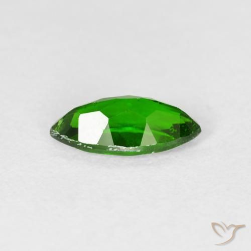diopsídio de cromo Verde escuro Natural 1.07ct, Marquesa, VS-SI