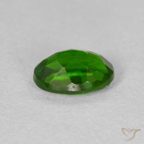 diopsídio de cromo Medium Dark-Green Natural 0.85ct, oval, VS