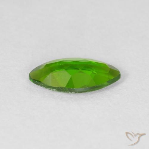 diopsídio de cromo Medium Dark-Green Natural 0.94ct, Marquesa, VS
