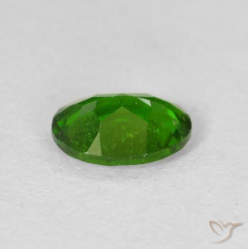 diopsídio de cromo Medium Dark-Green Natural 0.78ct, oval, VS-SI