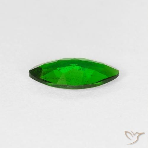 diopsídio de cromo verde intenso Natural 0.93ct, Marquesa, VS-SI