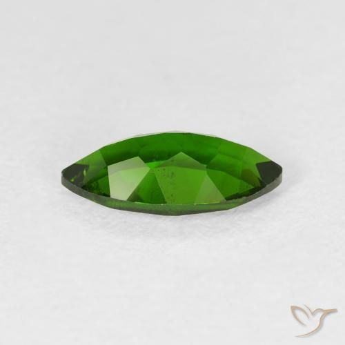 Diopsídio de Cromo Medium Dark-Green Natural 1.18ct, Marquesa, VS-SI