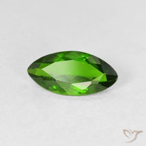 diopsídio de cromo Medium Dark-Green Natural 1.05ct, Marquesa, VS-SI