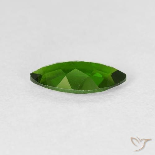 diopsídio de cromo Medium Dark-Green Natural 1.05ct, Marquesa, VS-SI