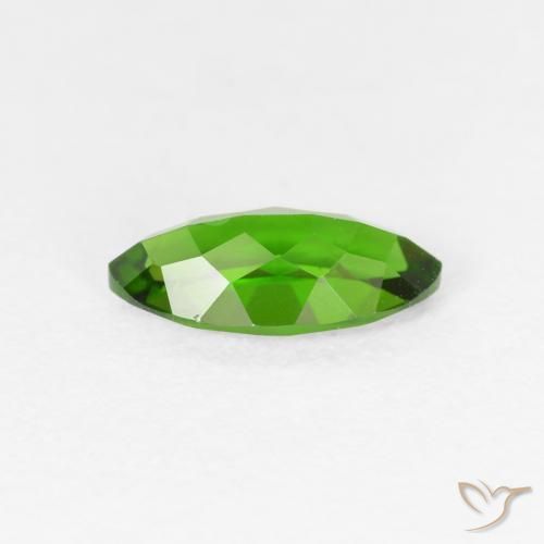 diopsídio de cromo Medium Dark-Green Natural 1.26ct, Marquesa, VS-SI