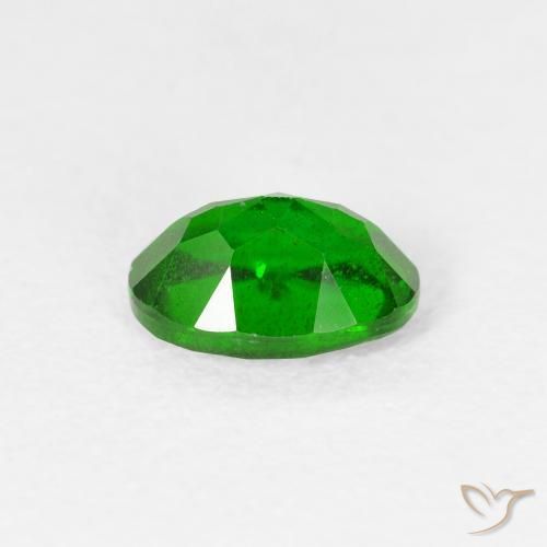 diopsídio de cromo verde intenso Natural 0.97ct, oval, VS-SI