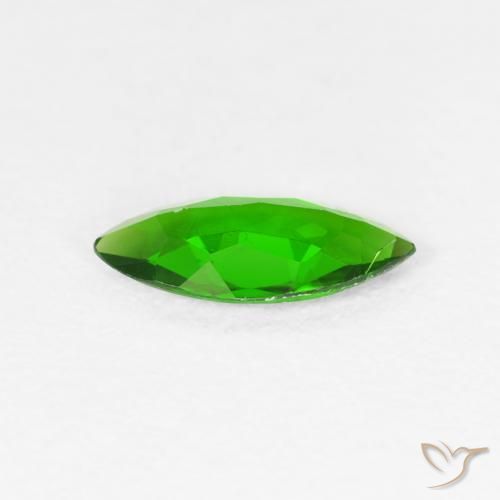 diopsídio de cromo Floresta Verde Brilhante Natural 0.72ct, Marquesa, VS