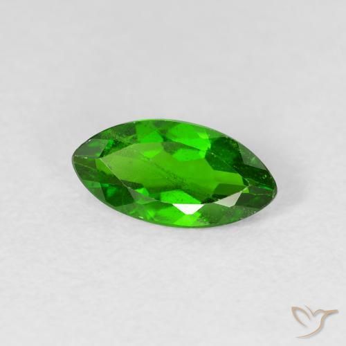 diopsídio de cromo Medium Dark-Green Natural 1.11ct, Marquesa, VS-SI
