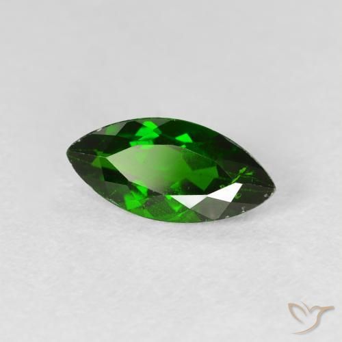 diopsídio de cromo Medium Dark-Green Natural 1.13ct, Marquesa, VS-SI