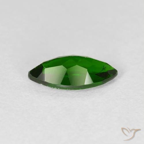 diopsídio de cromo Medium Dark-Green Natural 1.13ct, Marquesa, VS-SI