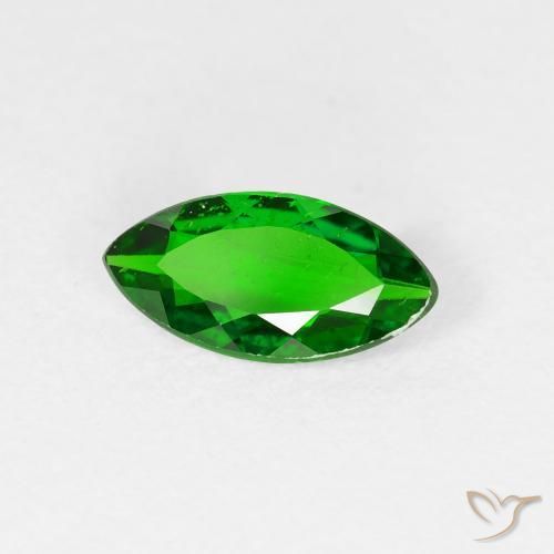 diopsídio de cromo Floresta Verde Brilhante Natural 0.99ct, Marquesa, VS