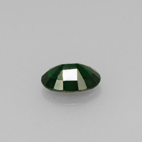 Turmalina de cromo verde natural 0,41ct, corte oval, VS
