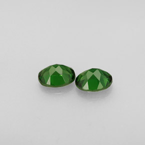 Pedras preciosas de turmalina de cromo verde natural de  ct, corte oval, VVS-VS
