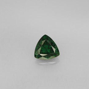 Turmalina de cromo verde natural 0,51ct, trillion, VVS-VS