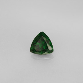 Turmalina de cromo verde natural 0,51ct, trillion, VVS-VS