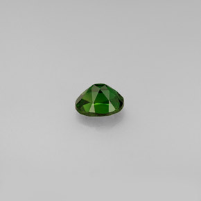 Turmalina de cromo verde natural 0,42ct, corte oval, VVS-VS