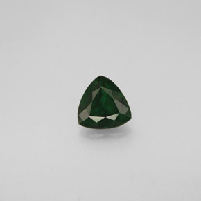 Turmalina de cromo verde natural 0,27ct, trillion, VVS-VS