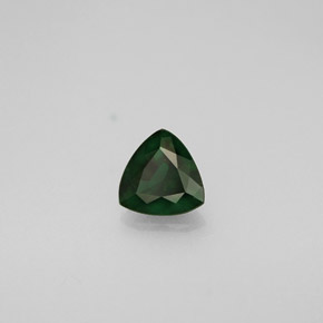 Turmalina de cromo verde natural 0,27ct, trillion, VVS-VS