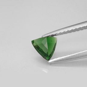 Turmalina de Cromo Verde Natural 0,41ct, Trillion, VS