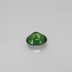 Turmalina de cromo verde natural 0,36ct, corte oval, VVS-VS