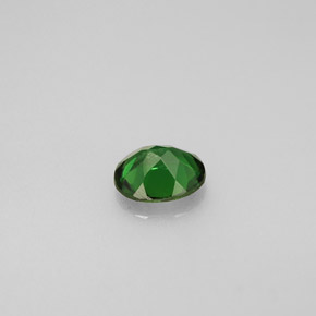 Turmalina de cromo verde natural 0,31ct, corte oval, VS
