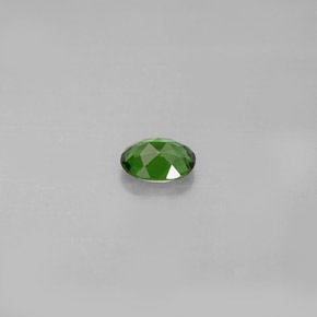 Turmalina de cromo verde natural 0,30ct, corte oval, VS
