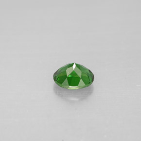 Turmalina de cromo verde natural 0,37ct, corte oval, VVS-VS