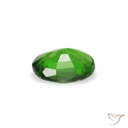 Turmalina Cromada Medium Dark-Green Natural 0.18ct, oval, VS