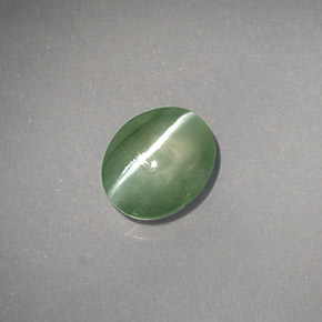 Chrysoberyl cat's eye verde natural 1,03ct, transparente, transparente/translúcido