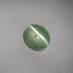 Chrysoberyl cat's eye verde natural 1,03ct, transparente, transparente/translúcido