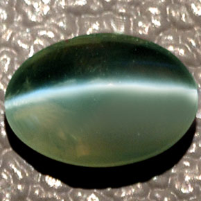 Chrysoberyl cat's eye verde natural 0,83ct, transparente, transparente/translúcido