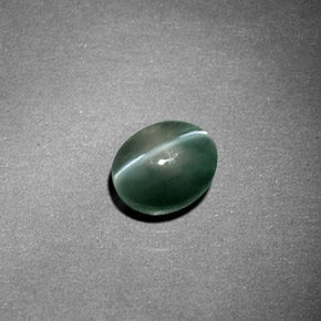 Chrysoberyl cat's eye verde natural 1,01ct, transparente, transparente/translúcido
