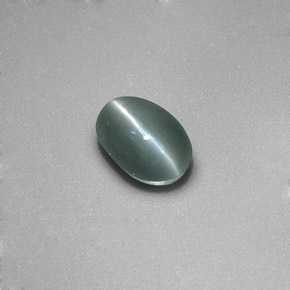 Chrysoberyl cat's eye verde natural 0,86ct, transparente, transparente/translúcido