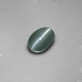 Chrysoberyl cat's eye verde natural 0,86ct, transparente, transparente/translúcido