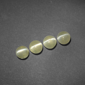 Pedras preciosas de chrysoberyl cat's eye verde natural de  ct, transparente, transparente/translúcido