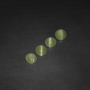 Pedras preciosas de chrysoberyl cat's eye verde natural de  ct, transparente, transparente/translúcido