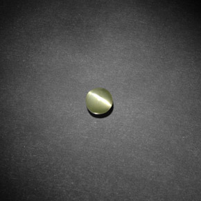 Chrysoberyl cat's eye verde natural 0,66ct, transparente, transparente/translúcido