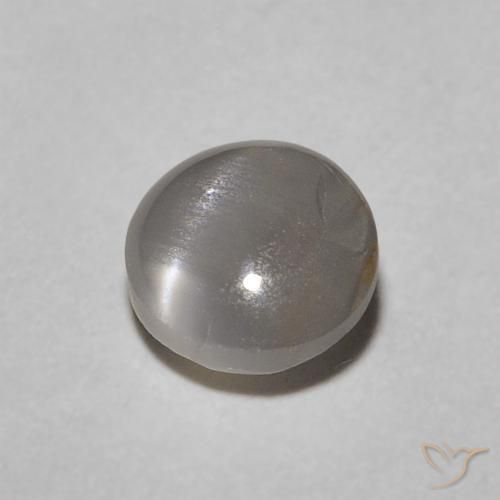 Crisoberilo Olho de Gato Verde médio Natural 0.62ct, oval, Opaco