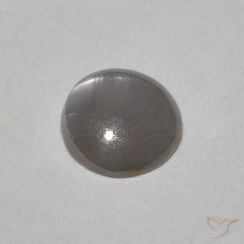 Crisoberilo Olho de Gato Verde médio Natural 0.62ct, oval, Opaco