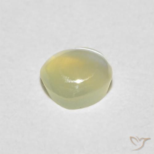 Crisoberilo Olho de Gato Luz amarela Natural 0,29ct, Corte Redondo, Translúcido