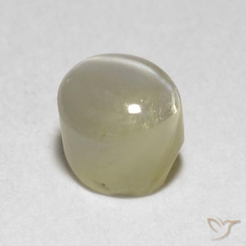 Crisoberilo Olho de Gato Luz amarela Natural 0.70ct, oval, Translúcido