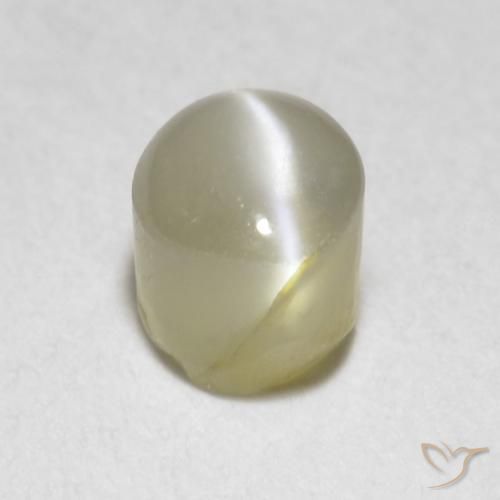 Crisoberilo Olho de Gato Luz amarela Natural 0.70ct, oval, Translúcido