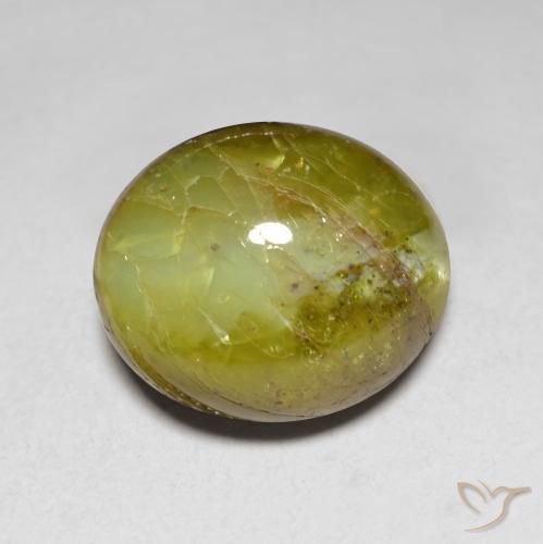 7.76ct Natural Limão amarelo Crisoberilo Olho de Gato, oval, Translúcido