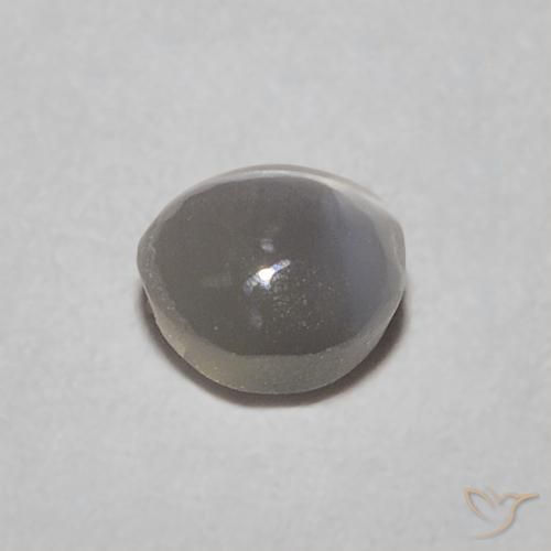 Crisoberilo Olho de Gato Warm Grey Natural 0.38ct, oval, Translúcido