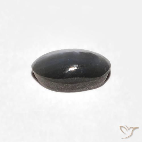 Crisoberilo Olho de Gato cinza médio Natural 0.70ct, oval, Opaco