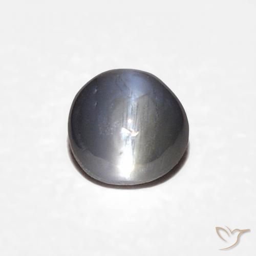 Crisoberilo Olho de Gato cinza médio Natural 0.30ct, oval, Opaco